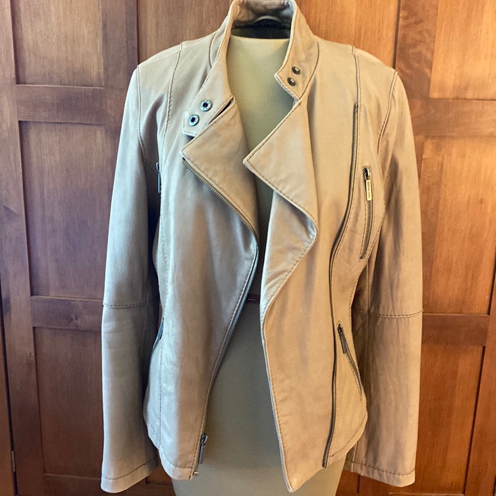 Michael Kors women’s leather coat